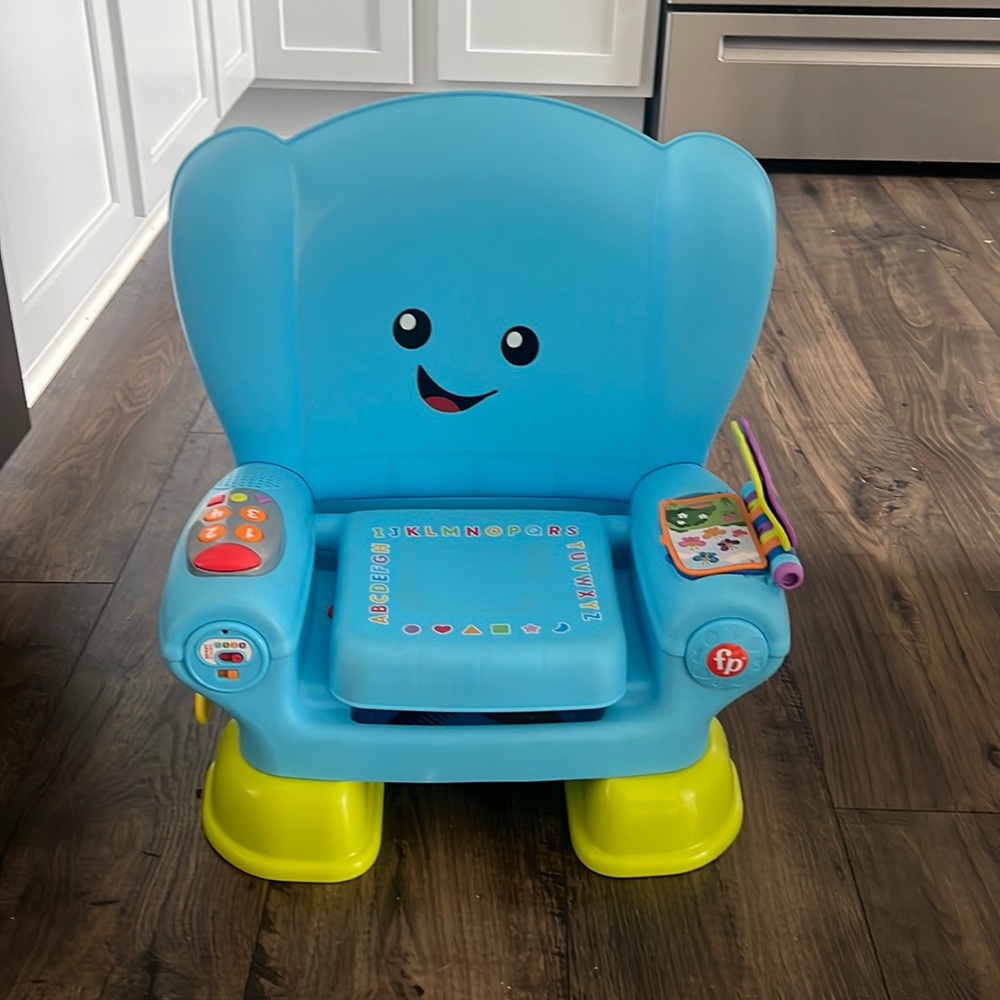 Fisher Price Laugh & Learn Smart Stages Chair Electronic Learning Toy Used